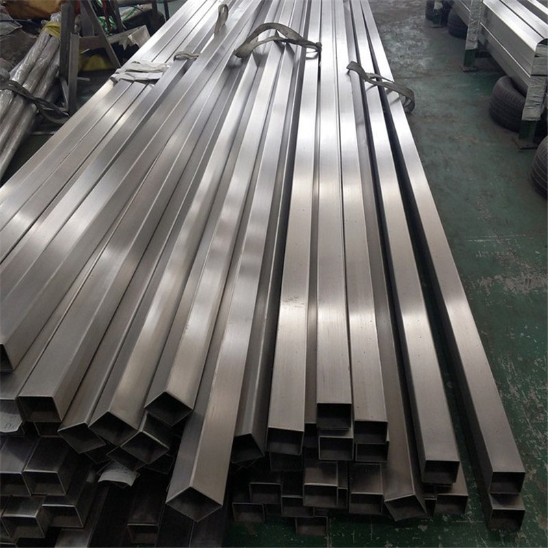 广州定尺切割304不锈钢无缝方管